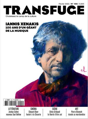 Couverture du livre « Transfuge n 155 : iannis xenakis - fevrier 2022 » de  aux éditions Transfuge