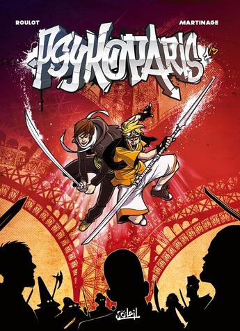 Couverture du livre « Psykoparis Tome 1 : premier sang » de Corentin Martinage et Tristan Roulot aux éditions Soleil