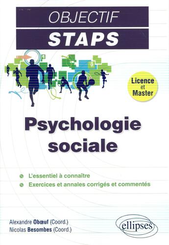 Couverture du livre « Psychologie sociale » de Besombes/Oboeuf aux éditions Ellipses