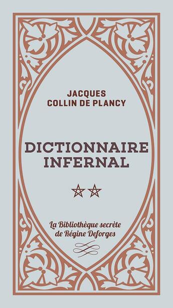 Couverture du livre « Dictionnaire infernale Tome 2 » de Colin De Plancy aux éditions Tohu-bohu