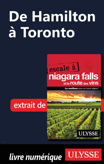 Couverture du livre « De Hamilton à Toronto » de Collectif Ulysse aux éditions Ulysse