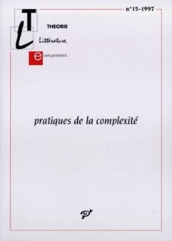 Couverture du livre « Pratiques de la complexité » de  aux éditions Pu De Vincennes