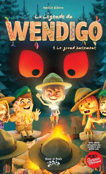 Couverture du livre « La légende de Wendigo Tome 1 : le grand hurlement » de Amelie Bibeau aux éditions Bande A Part