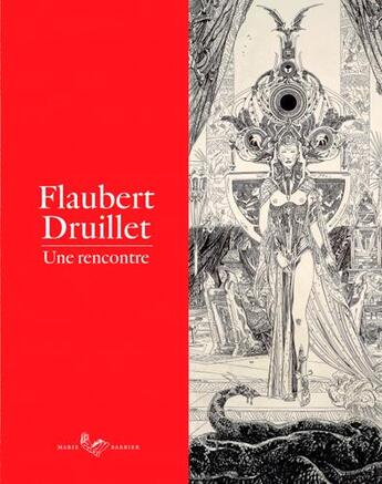 Couverture du livre « Flaubert Druillet ; une rencontre » de Marie Barbier aux éditions Marie Barbier