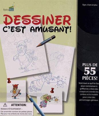 Couverture du livre « Dessiner c'est amusant ; coffret » de  aux éditions Spice Box