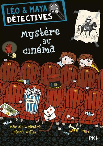 Couverture du livre « Léo & Maya, détectives Tome 1 : mystère au cinéma » de Martin Widmark et Helena Willis aux éditions Pocket Jeunesse