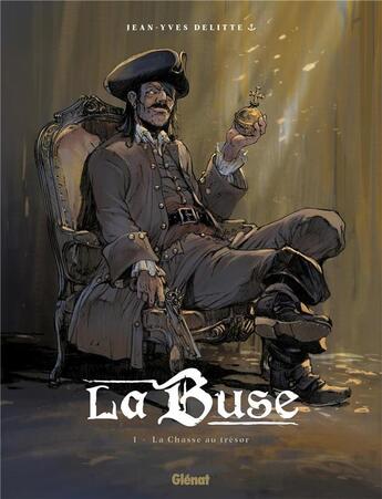 Couverture du livre « La buse Tome 1 : la chasse au trésor » de Jean-Yves Delitte aux éditions Glenat