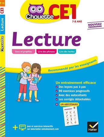 Couverture du livre « Lecture ce1 » de Albert Cohen aux éditions Hatier