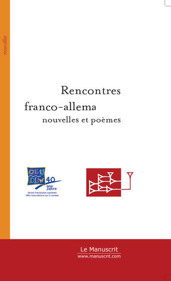 Couverture du livre « Rencontres franco-allemandes » de  aux éditions Le Manuscrit