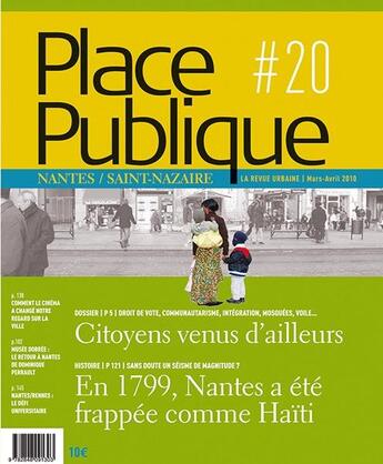 Couverture du livre « Place publique nantes n 20 » de  aux éditions Joca Seria