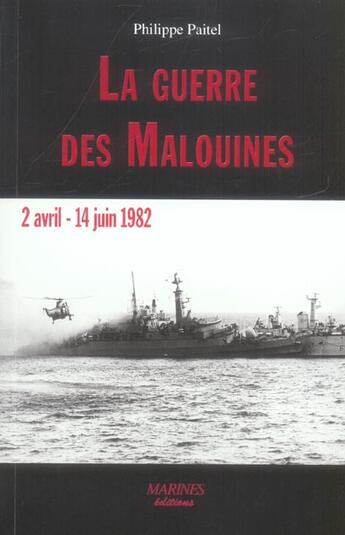 Couverture du livre « Guerre des malouines » de Philippe Paitel aux éditions Marines