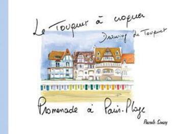 Couverture du livre « Le Touquet à croquer ; promenade à Paris-Plage » de Pascale Sensey aux éditions Editions Henry