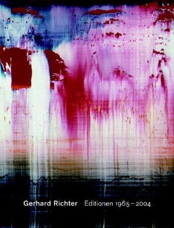 Couverture du livre « Gerhard Richter ; editionen 1965-2004 » de Hubertus Butin aux éditions Hatje Cantz