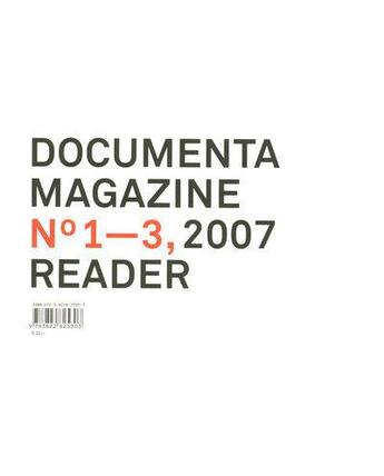 Couverture du livre « Documenta 12 ; t.1 à t.3 ; reader » de  aux éditions Taschen