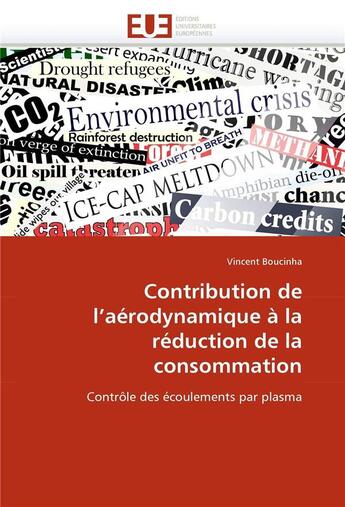 Couverture du livre « Contribution de l'aerodynamique a la reduction de la consommation » de Boucinha-V aux éditions Editions Universitaires Europeennes