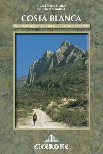 Couverture du livre « Costa blanca walks t.1 » de Bob Stansfield aux éditions Cicerone Press