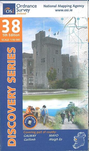 Couverture du livre « Galway mayo south & central » de  aux éditions Ordnance Survey