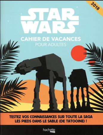 Couverture du livre « Cahier de vacances star wars 2018 » de  aux éditions Hachette Pratique