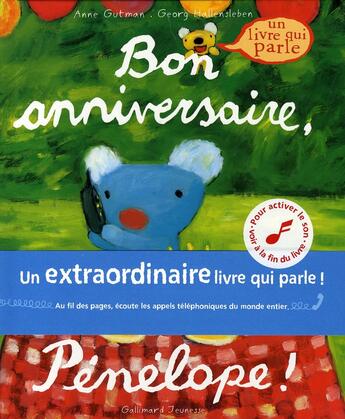 Couverture du livre « Bon anniversaire, pénélope ! » de Gutman/Hallensleben aux éditions Gallimard-jeunesse