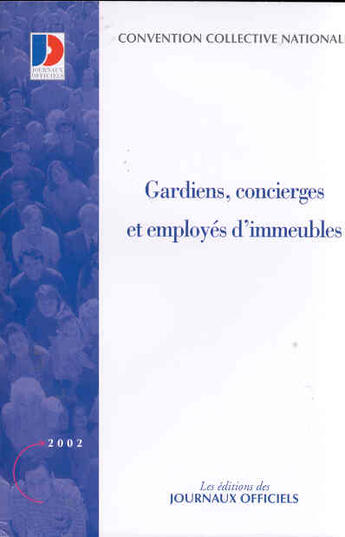 Couverture du livre « Gardiens concierges et employes d'immeubles » de  aux éditions Documentation Francaise