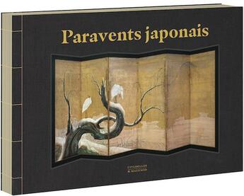 Couverture du livre « Paravents japonais : sous la brèche des nuages » de Anne-Marie Christin aux éditions Citadelles & Mazenod