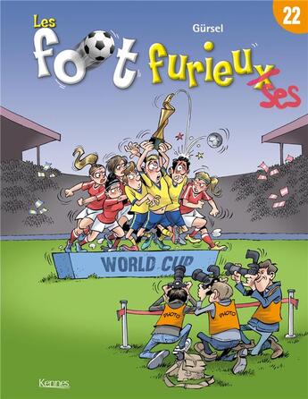 Couverture du livre « Les Foot Furieux Tome 22 » de Gurcan Gursel aux éditions Les 3 As