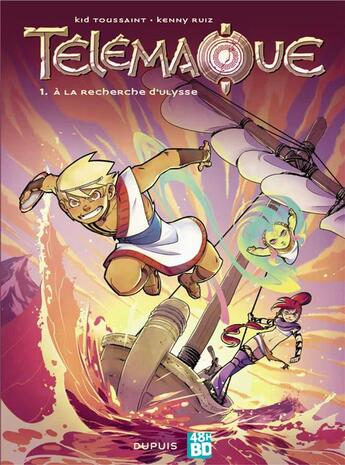 Couverture du livre « Télémaque t.1 ; à la recherche d'Ulysse » de Kid Toussaint et Kenny Ruiz aux éditions 48h Bd