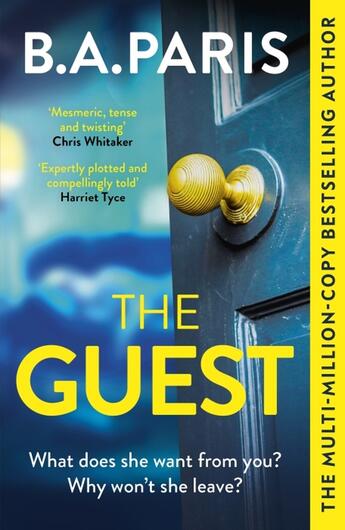 Couverture du livre « THE GUEST » de B. A. Paris aux éditions Hachette