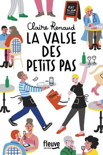 Couverture du livre « La valse des petits pas » de Claire Renaud aux éditions Fleuve Editions