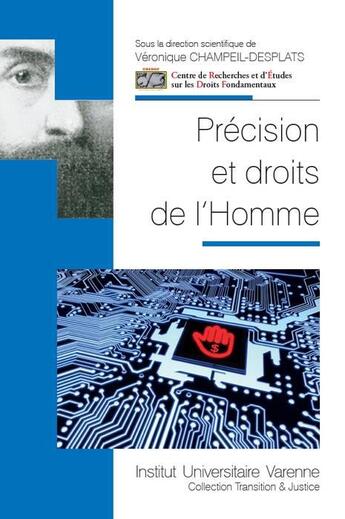 Couverture du livre « Précision et droits de l'homme » de  aux éditions Institut Universitaire Varenne