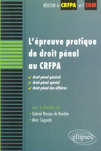 Couverture du livre « =>nouv.ed.9782729827403/roupe2 » de Roujou De-Boubee aux éditions Ellipses