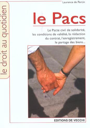 Couverture du livre « Pacs (le) » de De Percin aux éditions De Vecchi