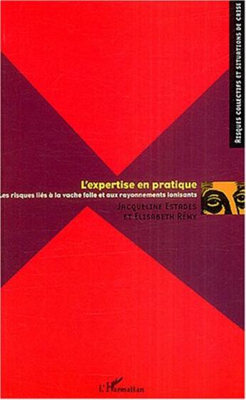 Couverture du livre « L'expertise en pratique - les risques lies a la vache folle et aux rayonnements ionisants » de Remy/Estades aux éditions L'harmattan