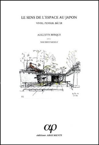Couverture du livre « Le sens de l'espace au Japon ; vivre, penser, bâtir » de Quae aux éditions Quae