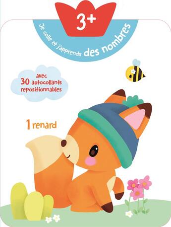 Couverture du livre « 3+ des nombres colle apprends » de  aux éditions Editions Tam Tam