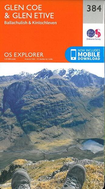 Couverture du livre « Glen coe » de  aux éditions Ordnance Survey