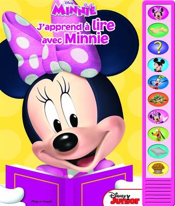 Couverture du livre « J'apprends à lire avec Minnie » de  aux éditions Pi Kids