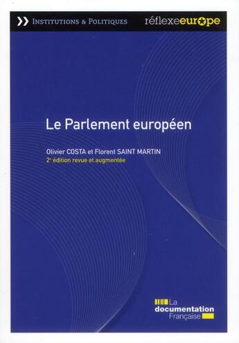 Couverture du livre « Le parlement européen » de Olivier Costa aux éditions Documentation Francaise