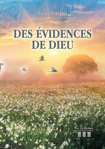 Couverture du livre « Des évidences de Dieu » de Santa Pietri aux éditions Les Trois Colonnes