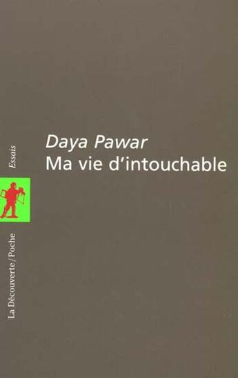 Couverture du livre « Ma Vie D Intouchable N15 » de Daya Pawar aux éditions La Decouverte