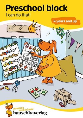 Couverture du livre « Kindergarten Activity Book from age 4 years - Starting school Activity Book - for kids, boy and girl : Colourful puzzle block - fun educational learning » de Ulrike Maier aux éditions Hauschka Verlag