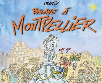 Couverture du livre « Balade a montpellier » de Gaston aux éditions Orphie