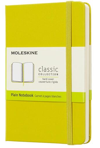 Couverture du livre « Carnet blanc poche rigide jaune dandelion » de  aux éditions Moleskine