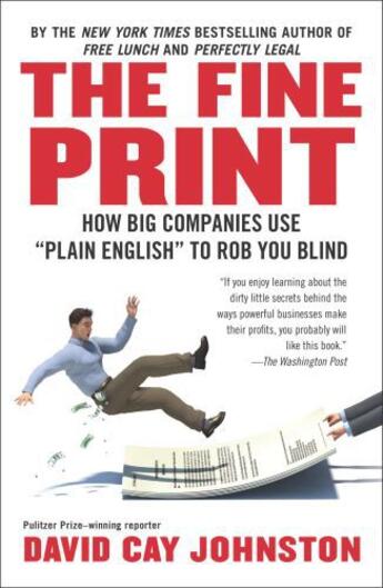 Couverture du livre « The Fine Print » de Johnston David Cay aux éditions Penguin Group Us