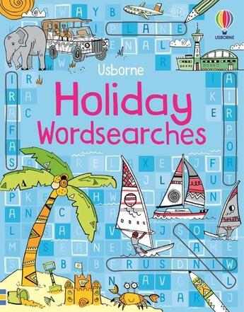 Couverture du livre « Holiday wordsearches » de Clarke aux éditions Usborne