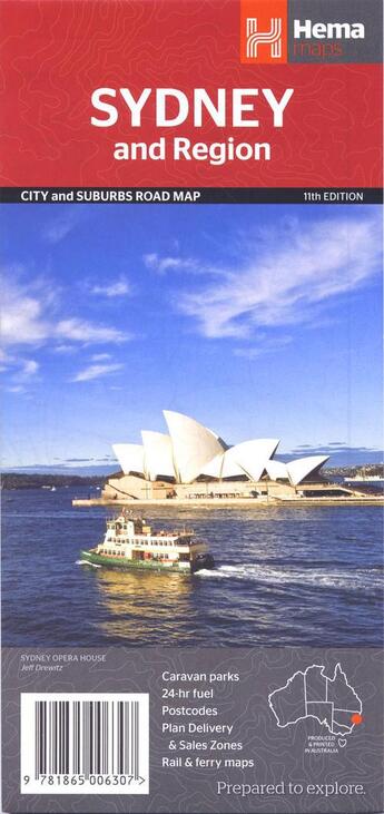 Couverture du livre « **sydney and region » de  aux éditions Hema