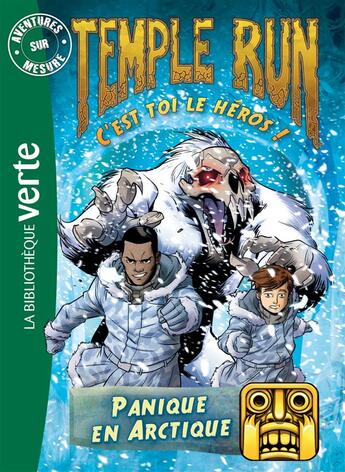 Couverture du livre « Temple run t.3 ; panique en Arctique » de  aux éditions Hachette Jeunesse