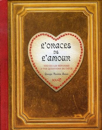 Couverture du livre « L'oracle de l'amour » de Georgia Routsis-Savas aux éditions Solar