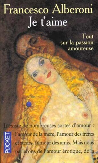 Couverture du livre « Je t'aime » de Francesco Alberoni aux éditions Pocket