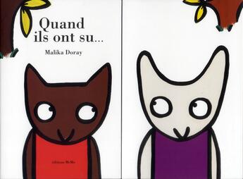 Couverture du livre « Quand ils ont su... » de Malika Doray aux éditions Memo